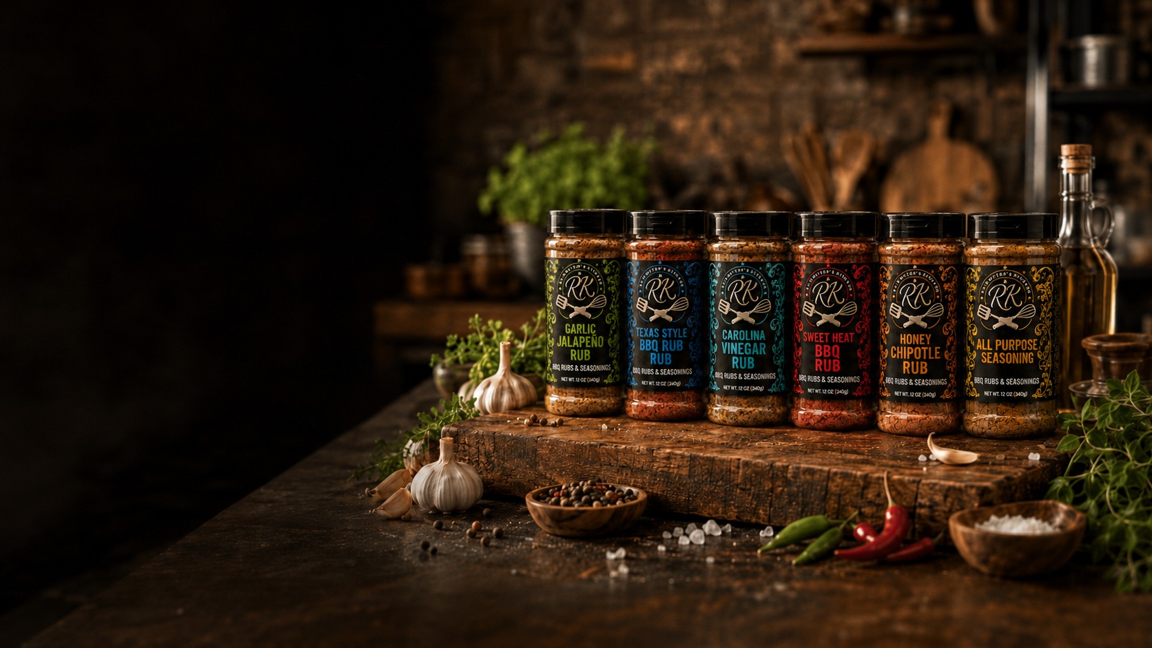 Rainwater's Kitchen spice rub collection